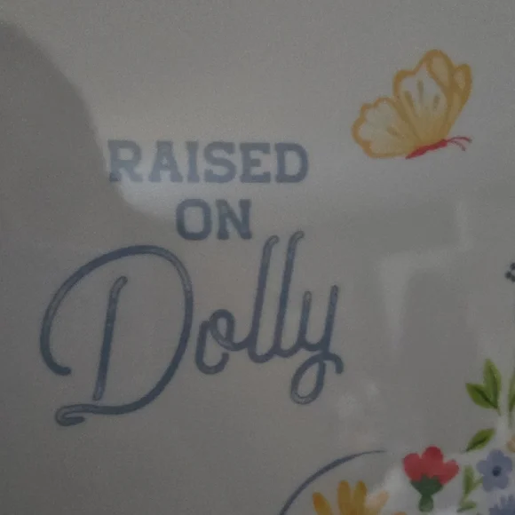 Raised on Dolly Floral Serving Tray AND Picture Frame - Picture 6 of 13